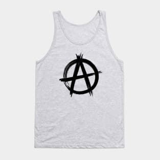 Circle-A Anarchy Symbol (light t-shirt version) Tank Top